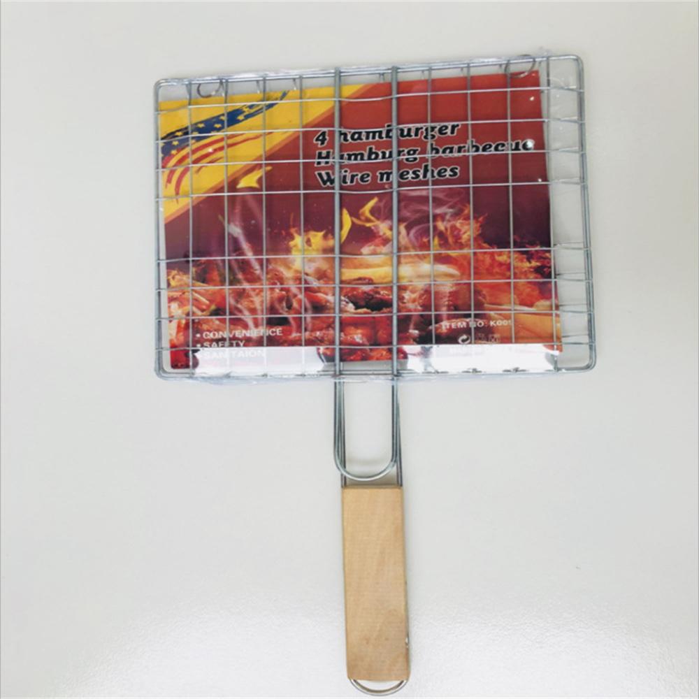 Non-Stick Grilling Basket Grill Mesh Mat Meat Vegetable Steak Picnic Party Barbecue Tool Heat Resistant Grill Sheet Liner