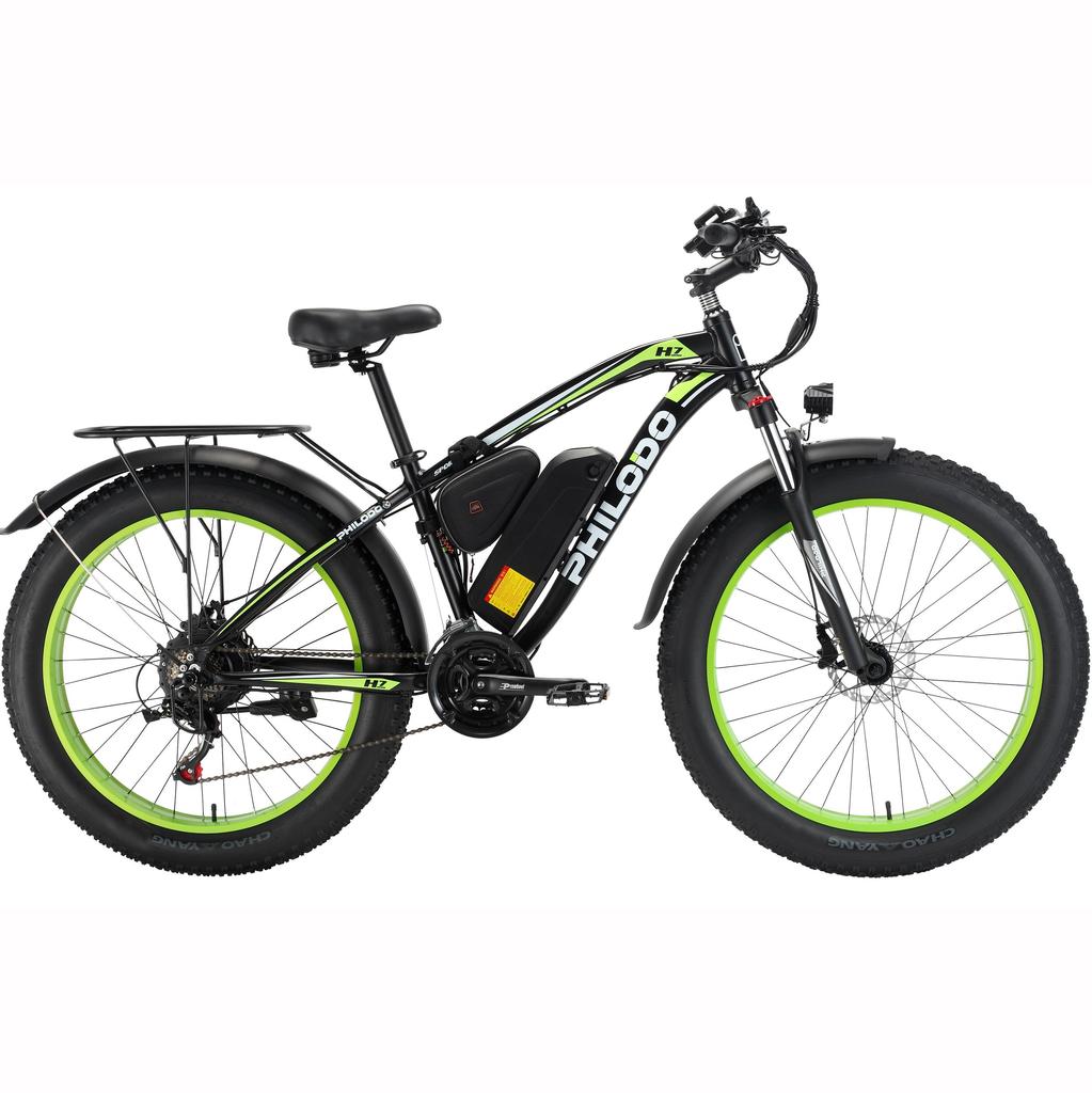 PHILODO H7 PRO 1000W Motor Bicicletă Electrică E-Mountain Bike 26 *4 Inch Roată Lată Baterie 48V17.5Ah Motor Electric 1000W Bicicletă Electrică Sarcină 150 KG Bicicletă Electrică All-Terrain