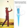 Flexible Magnetic Plastic Golf Tees Set Training Tool Practice Accessory for Golfer Blue