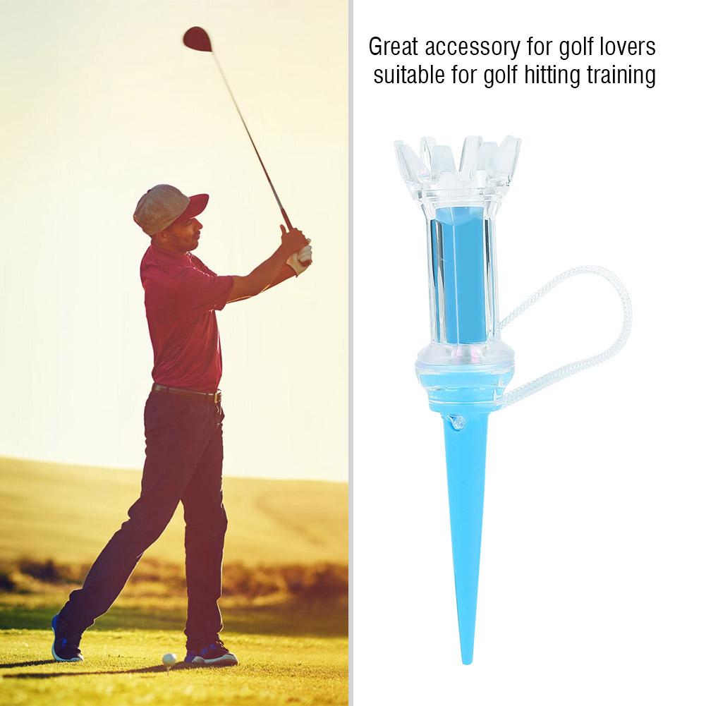 Flexible Magnetic Plastic Golf Tees Set Training Tool Practice Accessory for Golfer Blue