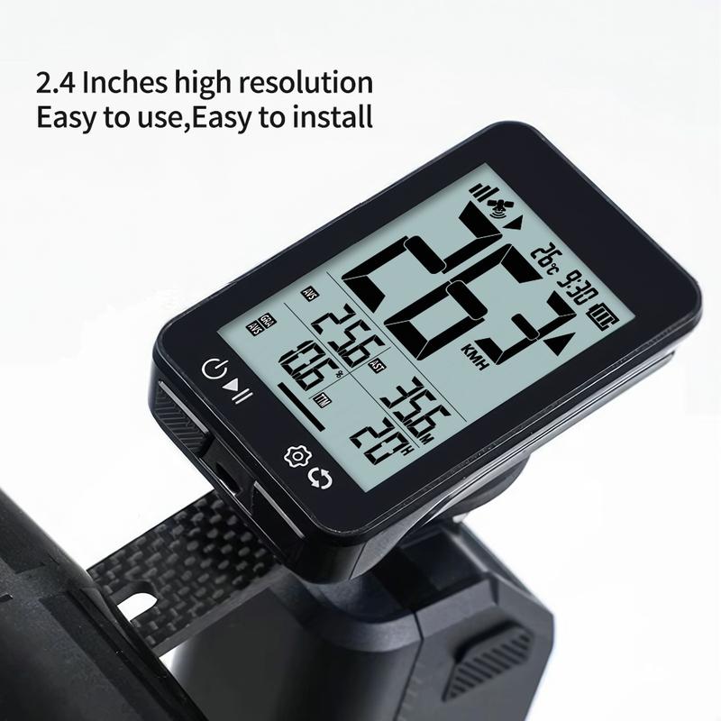 Wireless Bike Computer Speedometer Odometer Stopwatch Waterproof Rechargeable GPS Bicycle Computer Cycling Accessories