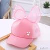 Mesh Breathable Kids Sun Hat Big Bowknot Children Peaked Caps Cute Girls Baseball Cap