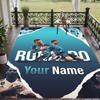 Custom Text Printed Rug Cristiano Ronaldo Non Slip Floor Carpet For Home Room Decor