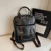 Backpack Ladies Versatile Fashion Retro Backpack Leisure Large Capacity Bag