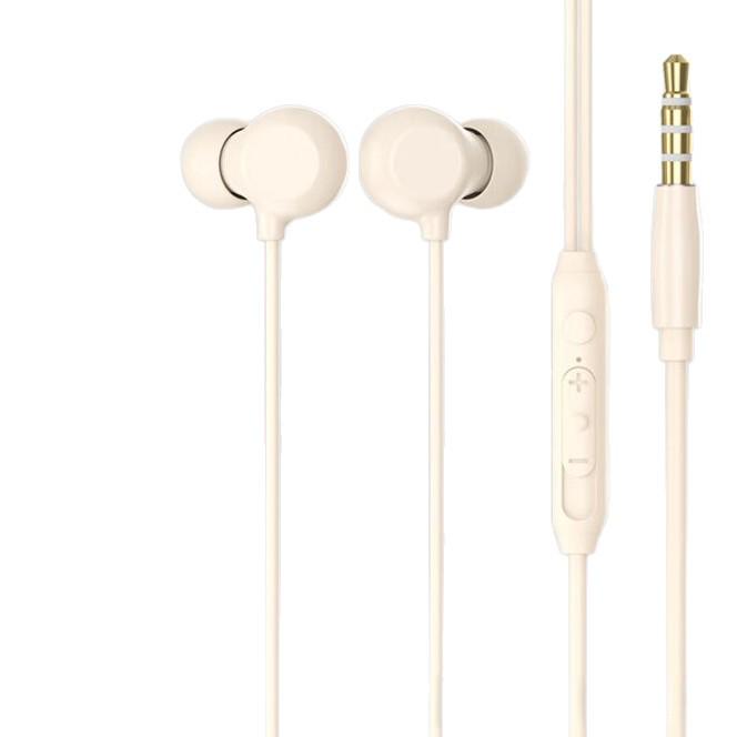 Q5 Type-C In-Ear Wired Headphones: Comfortable for Long Wear, Side-Sleeping, No Ear Pressure, In-line Control with Mic.