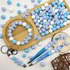 10/38/45PCS Bow Silicone Bead Set, 12mm/15mm, suitable for DIY handmade making, keychains, jewelry, bracelets, necklaces, etc