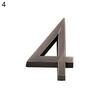 5cm Plated House Door Plaque Address Number Digit Figure Plate Sign Hotel Decor MIT