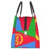 Eritrea Flag Portable Lunch Boxes Women Multifunction Cooler Thermal Food Insulated Lunch Bag Travel Work Pinic Container