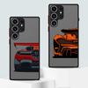 Funda Back Phone Cover Case for Samsung Galaxy S23 FE Note 20 Ultra 10+ S25 Ultra S24 Plus S21 S20 FE S26 S22 Cartoon Cool Car