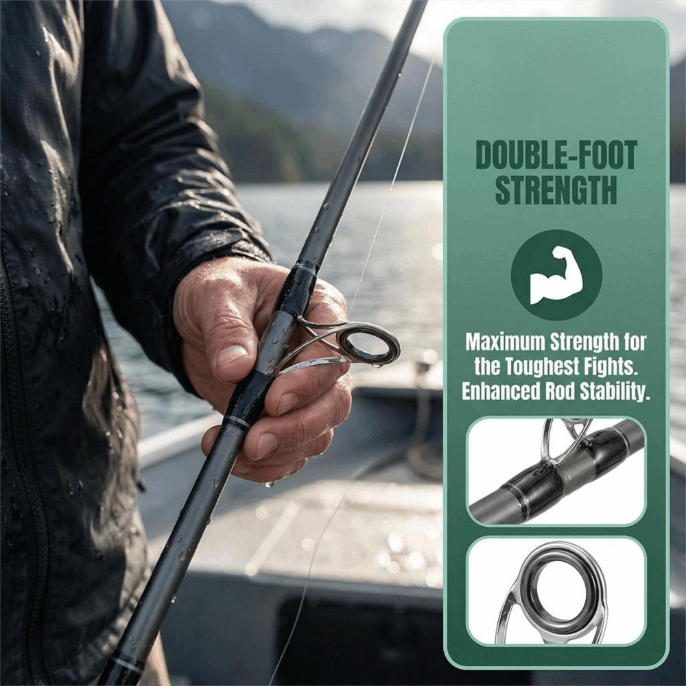5PCS Stainless Steel Fishing Rod Guides Ceramic Rod Tip Guide Fishing Rod Guide Ring  Repair Kit