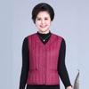 New Autumn and Winter Light Down Vest Women's Clothing Middle-aged and Elderly Large-size Mother Vest Vest