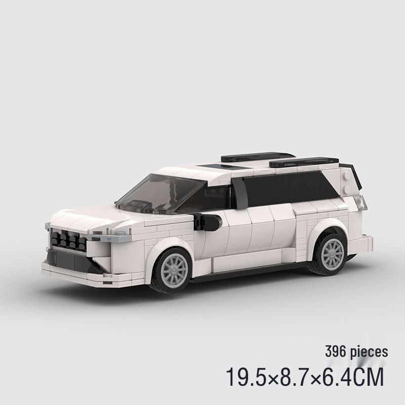 

Строительные блоки MOC: Совместимая 8-шиповая аэродинамическая труба Гоночный автомобиль Сиена