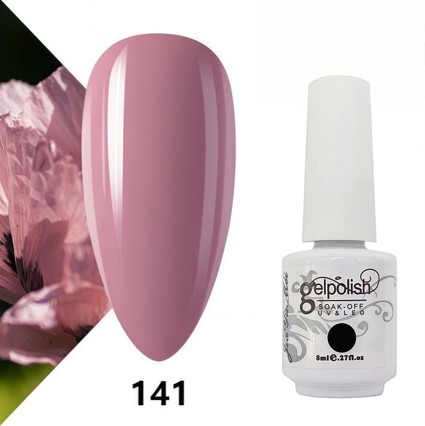 Amber Gel Polish Set: Gel Polish Manicure Kit with Whitening, Base Coat, and Sealer.