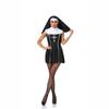 Nun Religieuse Halloween Cosplay Dress With Cotton Blend Material For Costume Parties