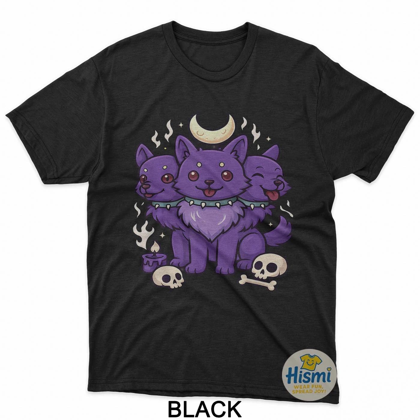 Greek Mythology Kawaii Cerberus Pastel Goth T-Shirt S