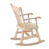 1/12 Dollhouse Miniature Wood Mini Rocking Chair Model Toy Furniture Accessories