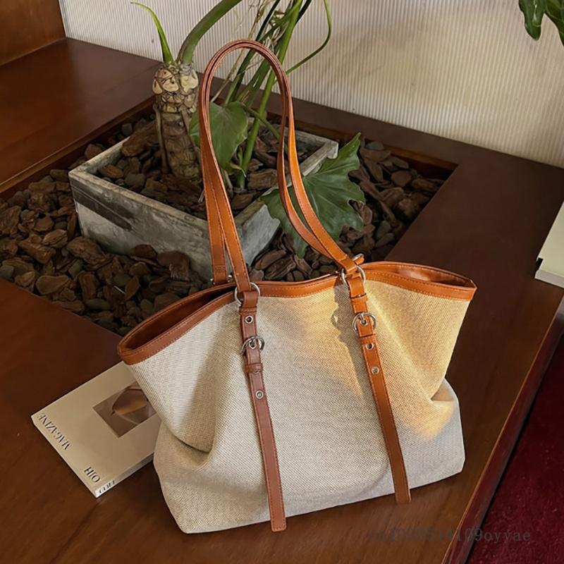 Large Capacity Tote Bag Fashionable Urban Minimalist Style Underarm Single Shoulder Bag for Commuting Bag Casual Shoulder Bag