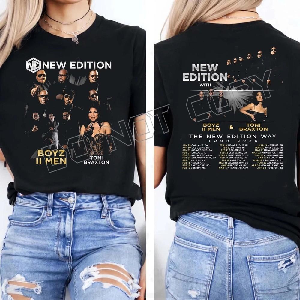 The New Edition Way Tour 2026 T-shirt Unisex T-Shirt XL
