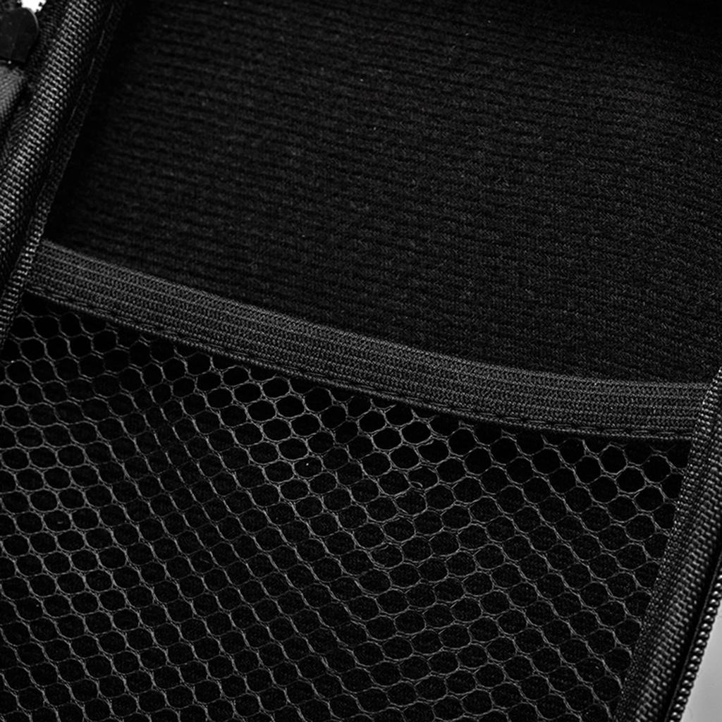 Rectangle Earbud Case Portable EVA Carrying Case Storage Bag Organizer with Mesh Pocket for Earphone Earbud Earpieces