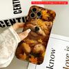 2DFlat Golden Pup Amid Autumn Leaves All Inclusive Film Hard iPhone Case, Compatible with iPhone 18 Pro Max 17 16 15 14 13 12 11