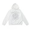 Mens Spiderweb Print Hooded Sweatshirt Casual Jogger Pants Set - Loose Fit Cotton Blend Streetwear Teens