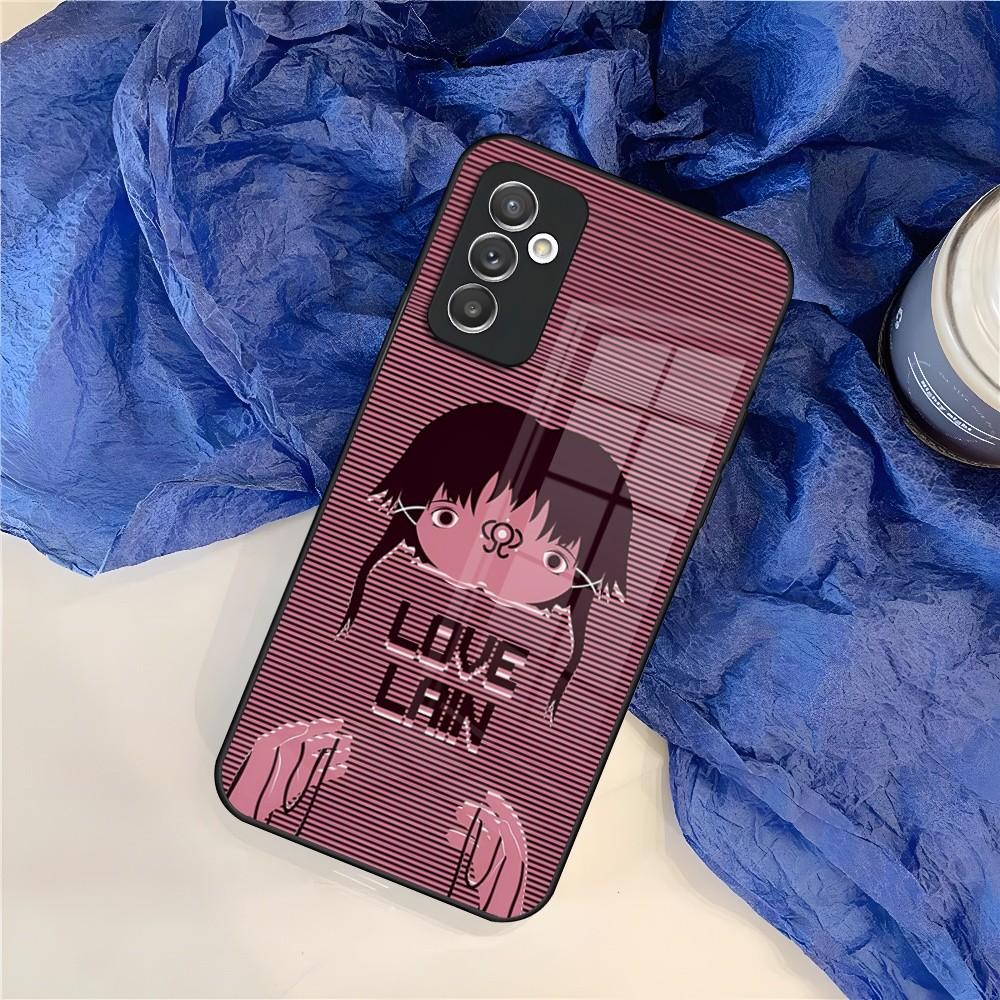 S-Serial E-Experiments L-Lain Phone Case for Samsung Galaxy S24 S23 S22 S21 S20 A24 A34 A54 A53 Note20 M54 Fe Ultra Plus Glass