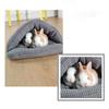 Semi-Enclosed Cat Sleeping Bag Warm Slipper Shape Guinea Pig Shelter Soft Large Capacity Hamster Cotton Nest Pet Shop