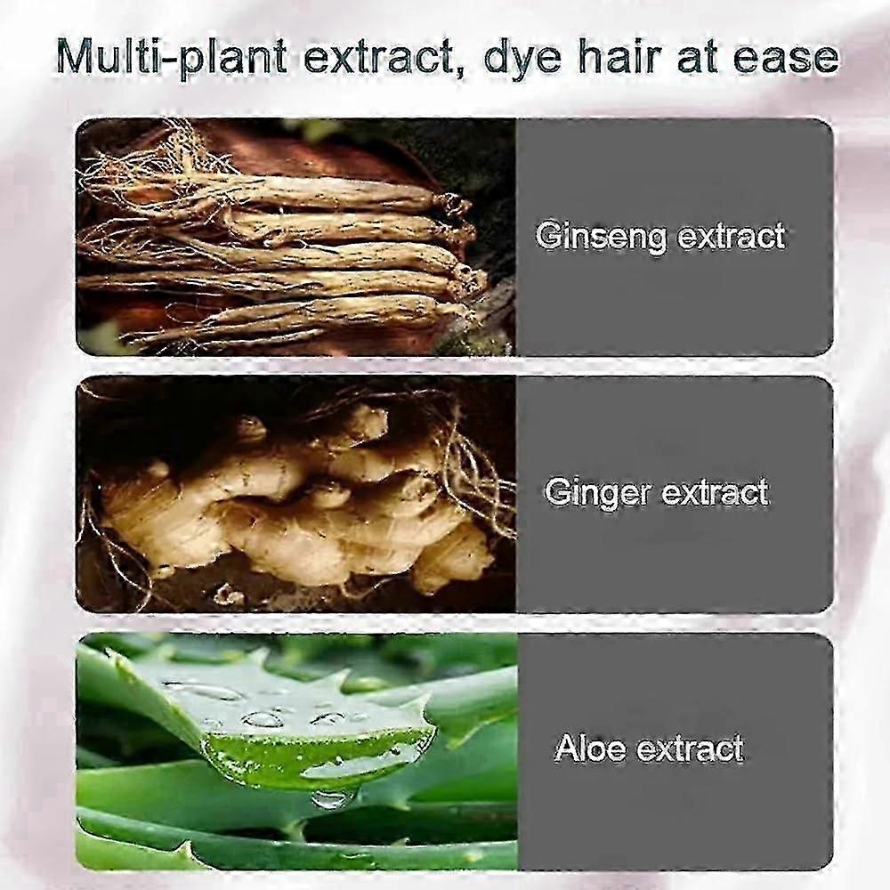 2025 Natural Plant Hair Dye, New Botanical Bubble Hair Dye 10Packs/Box