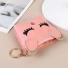 Mini Cute Cat Wallet Keychain Cartoon Lipstick Bag Fashion Earphone Keys Storage Bags Zipper Coin Purse Pendant Girls Gift