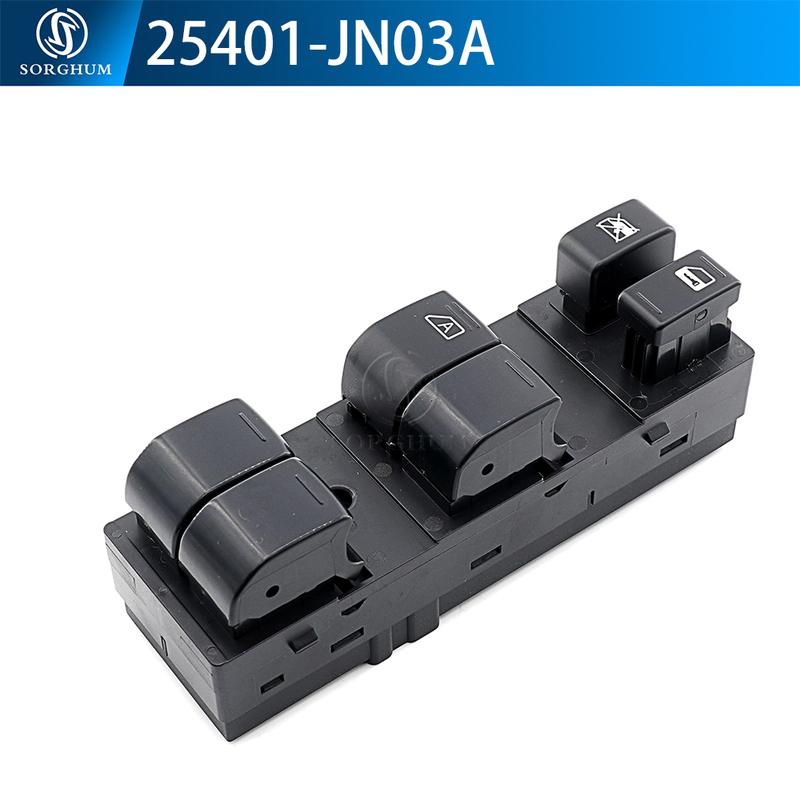 25401-JN03A Front Left Power Window Control Switch For Nissan X-Trail Teana J32 J32R J32Z 2008 2010 2012 25401JN03A 25401-JG45A