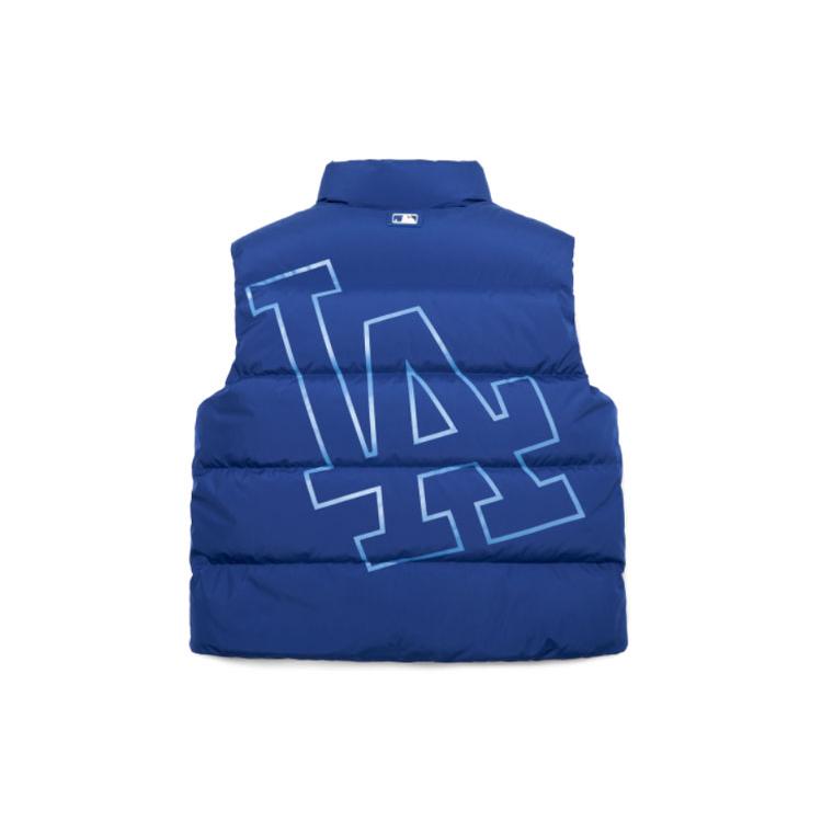 MLB Down Vests Unisex Blue Stand Collar Moderate Other 3ADVB0116-07INS L