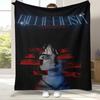 Fashion Billie Eilish Singer Star Flannel Blanket,Ultra Soft Warm Plush Throw for Home Bedroom Bed Sofa Cover Office Camping