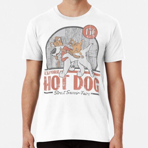 

Oliver and Company New York Hot Dog Poster Pre S to 5XL Made in the AU/USA T-Shirt 4XL