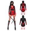 Cosplay Women Ninja Jumpsuit Warrior Halloween Costume Lady Fancy Outfits Dress