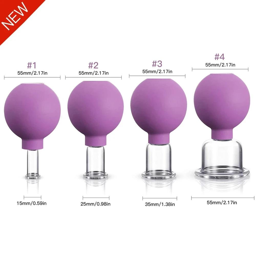 Anti Cellulite Massager Jars For Face Ventosa Vacuum Cupping Glasses Hijama Masajeador Can Suction Cup Kit Physiotherapy Slimmin
