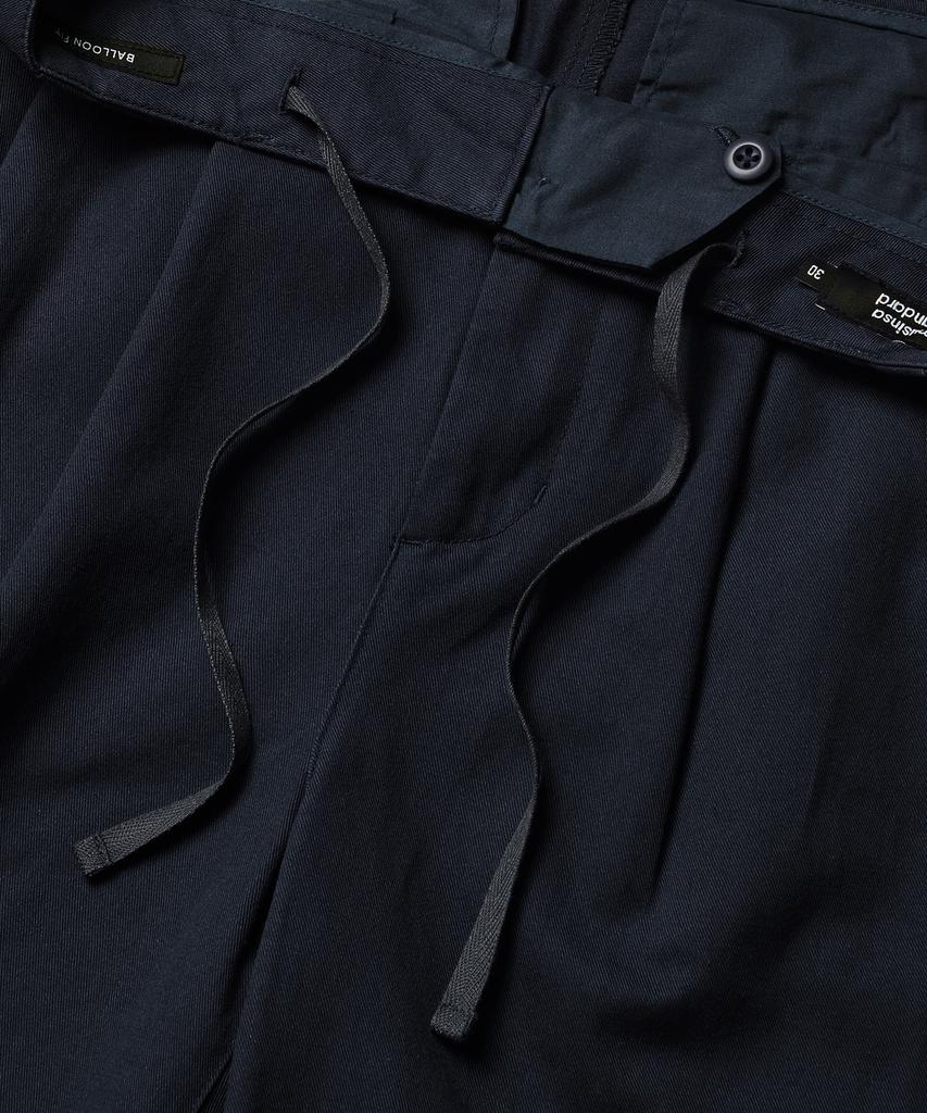 MUSINSA STANDARD Cotton Wide Balloon Pants [Navy]