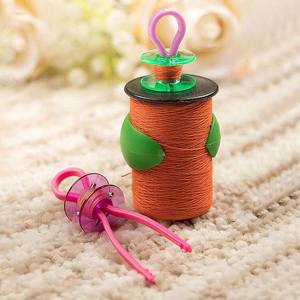 Assorted Color Plastic Bobbin Clip Portable Sewing Accessories Multipurpose Crafting Tool for Projects