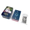 Tarot Game Card Game Waite Iron Box Tarot Suit Card Board Game Bronzing Oracle Card Party Multiplayer Casual Game