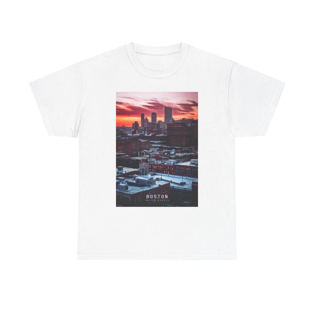 Men's and Women's T-shirts Boston Graphic