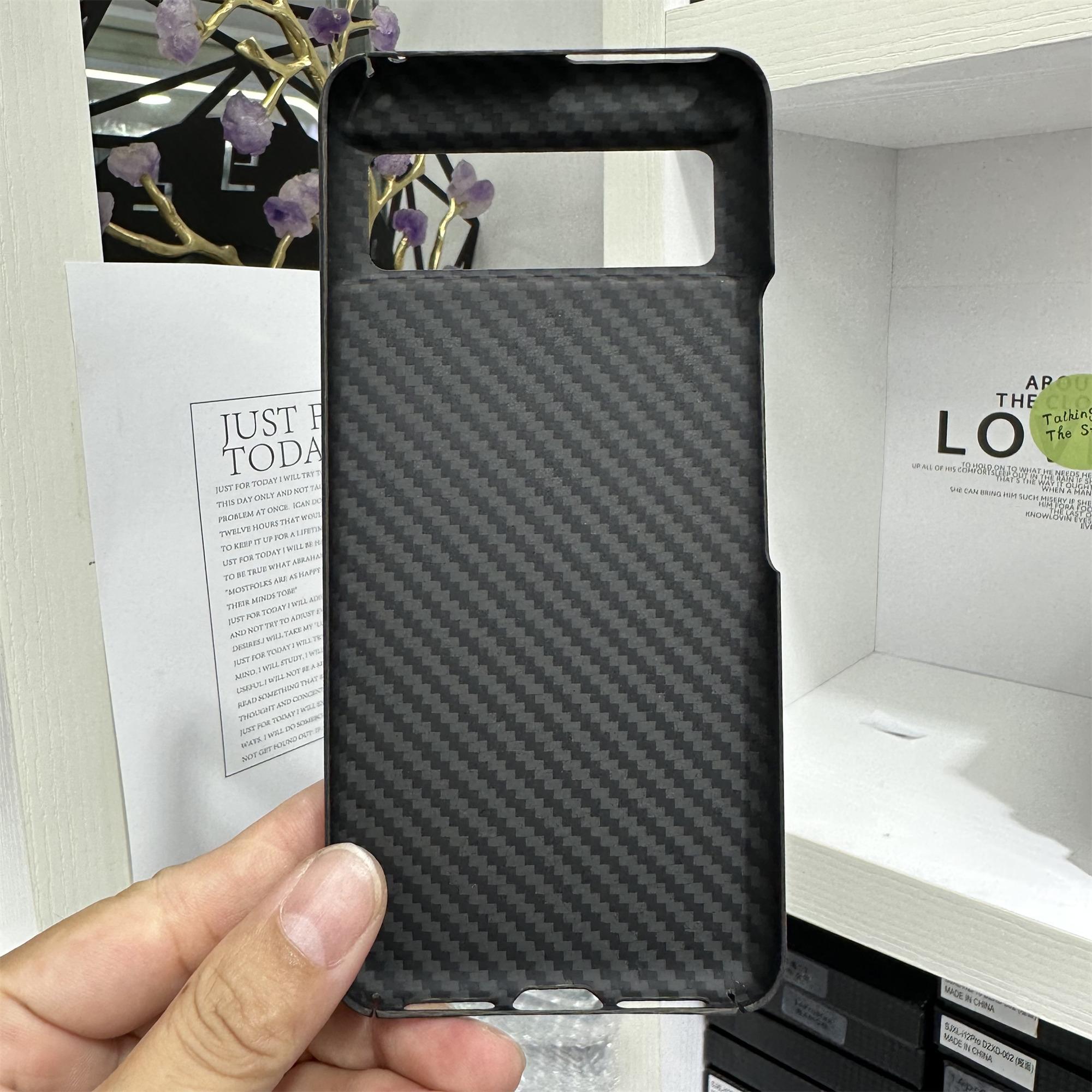 

Aramid Fiber Phone Cover for Google Pixel 8 Pro Case 1500D Shockproof Case A