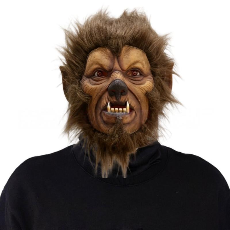 1 Pièce Masques de Cosplay Homme Sauvage Tête Complète Masque d'Homme Sauvage d'Halloween Masque d'Homme Sauvage de Mascarade Pour Femmes Homme Halloween Mascarade