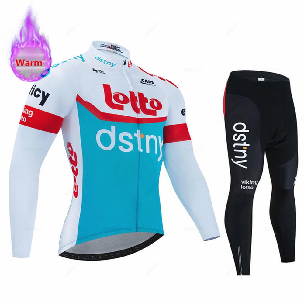 2026 Lotto Zimní cyklistický dres Set Ropa Ciclismo Termální fleece Bicicleta Oblečení MTB Cyklistický závodní dres Oblečení na silniční kolo