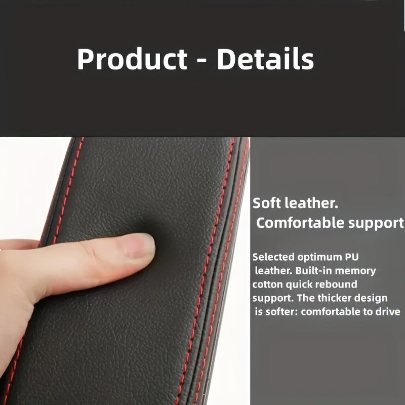 Car Armrest Pad, Left Elbow Support, General Leather Booster Pad, Central Armrest Box, Adjustable Armrest