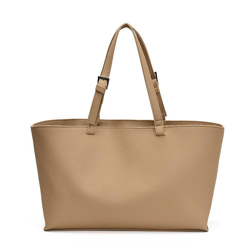 Premium single shoulder big bag women's new casual soft leather large capacity tote bag retro commuter armpit bag