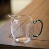 Japanese Thickened Transparent Gongdao Cup: Glass Side-Handle Serving Pitcher for Kung Fu Tea