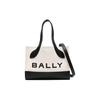 Bally Minimalist Fabric Tote Bag Women Tote Bags White 6304520