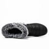 Thick Plush Waterproof Winter Boots for Women Non Slip Faux Fur Mid Calf Snow Boots Woman Outdoor Thick Sole Cotton Padded Shoes