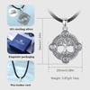 Eudora 925 Silber Lebensbaum Halskette Nordische Runen Hexe Keltischer Knoten Yggdrasil Amulett Anhänger Mann Wikinger Schmuck