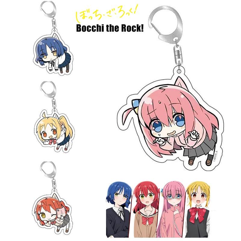 The Rock Bocchi Acrylic Keychain Double Sided Printed Keyring Bag Pendant Gifts