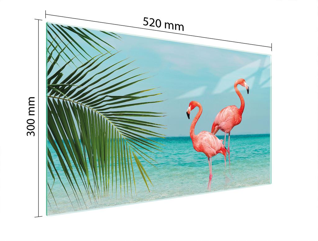 SZKLANA DESKA DO KROJENIA 52x30 FLAMING